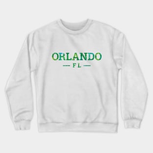 Orlando, FL Alcohol Ink Crewneck Sweatshirt